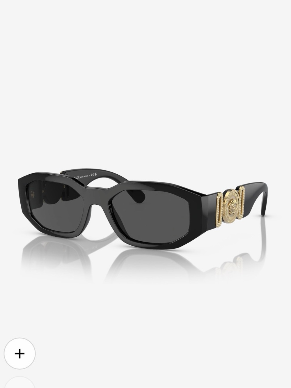 Versace MOD 4361 Black Medusa Sunglasses w/ Case